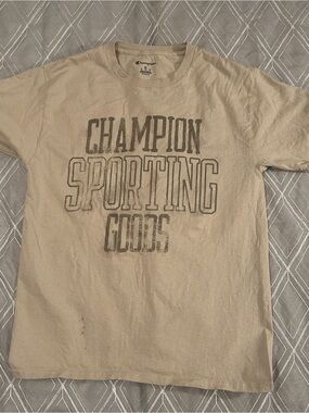 Champion Tan Short-Sleeve Graphic Tee